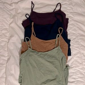 set of 4 tank tops